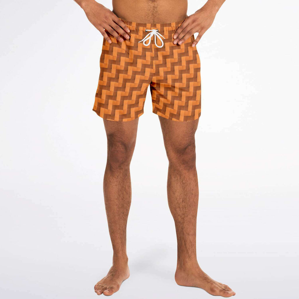 Swim Trunks (Burnt Orange Tiles)