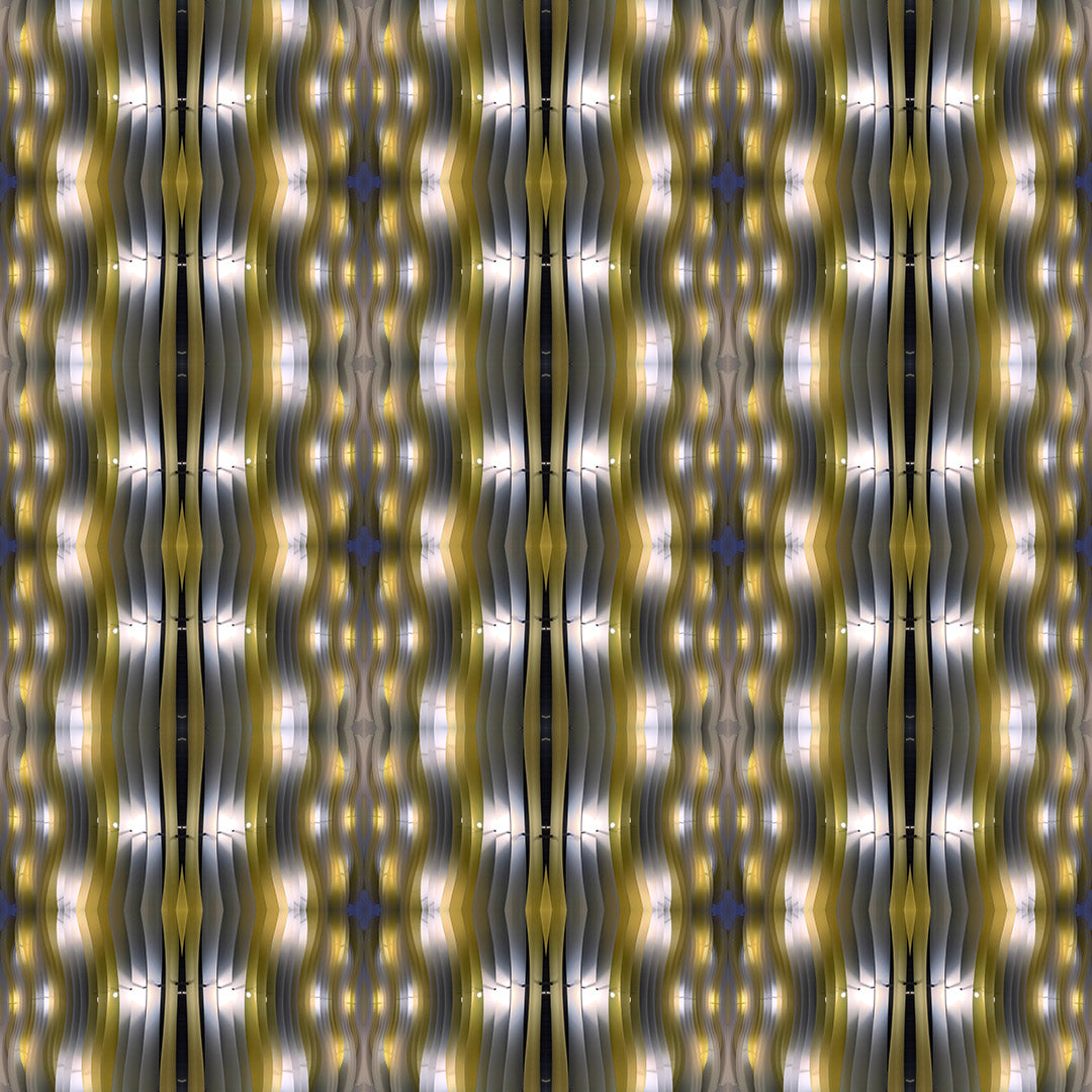 Short Sleeve Button Down Shirt (Yellow Accordion)