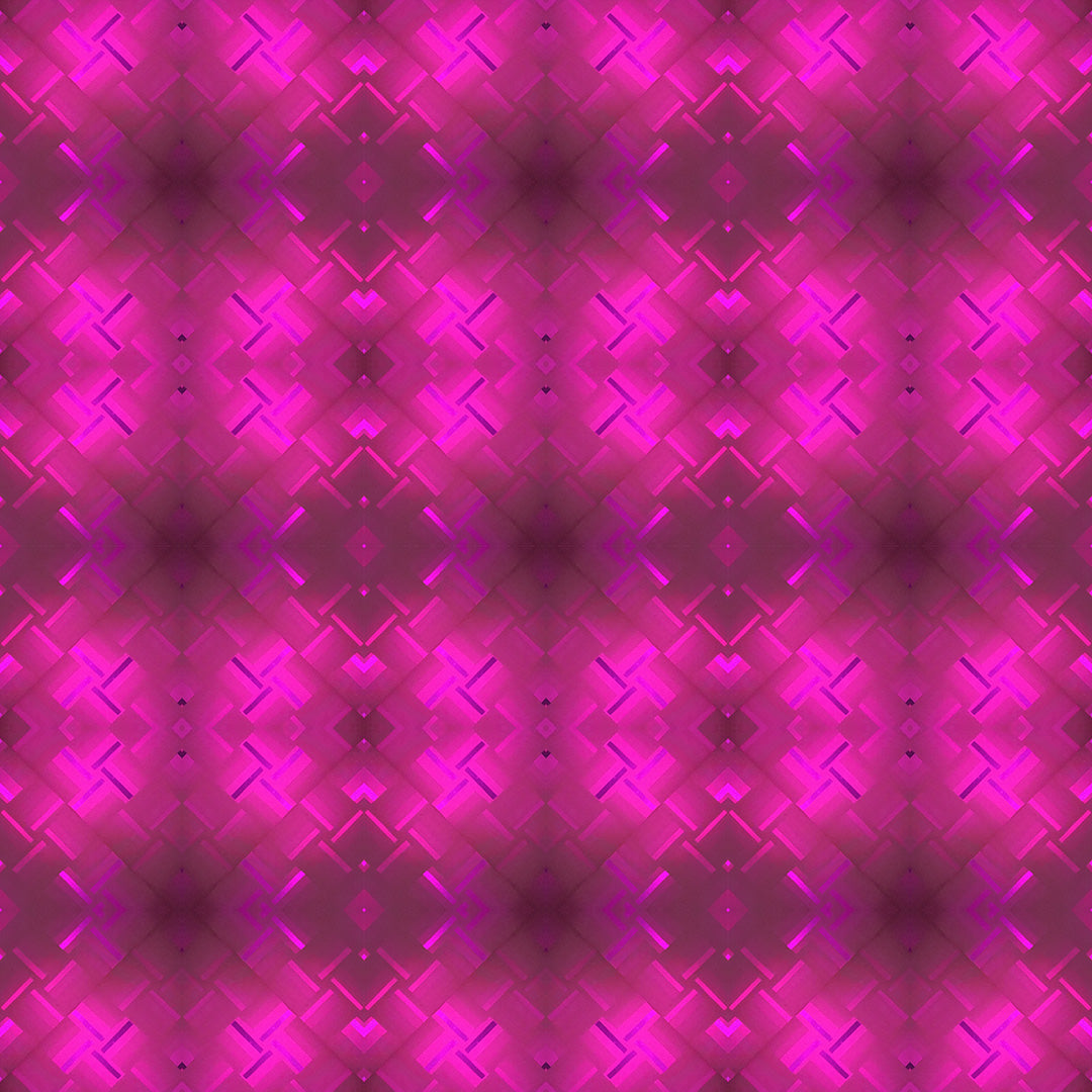 Pullover Hoodie (Fuchsia Parquet)