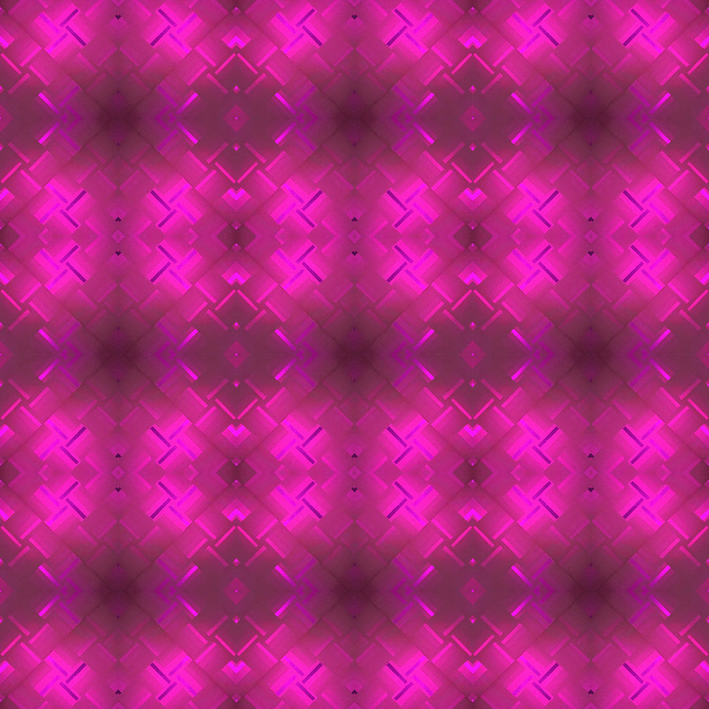 Short Sleeve Button Down Shirt (Fuchsia Parquet)