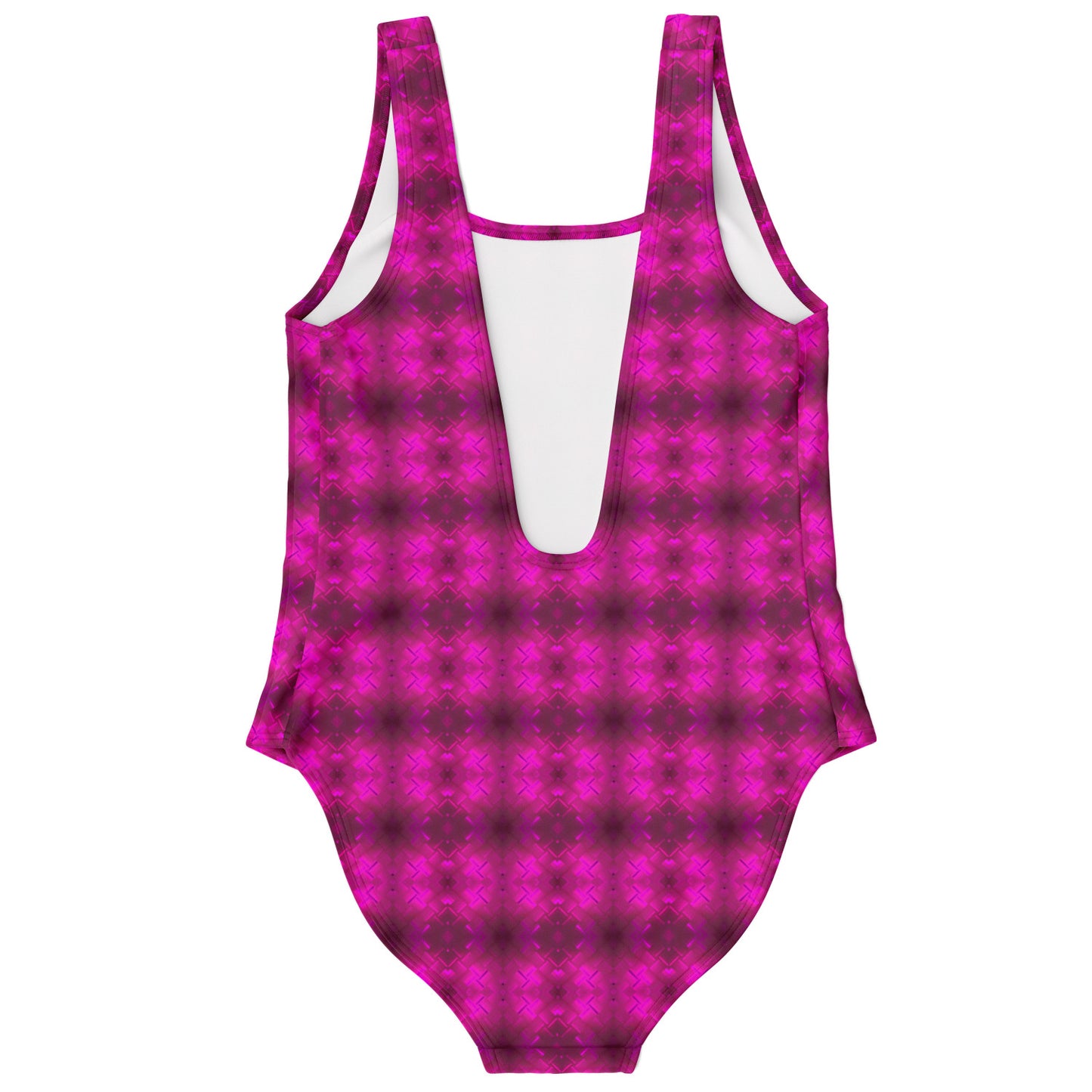 One-Piece Swimsuit Woman (Fuchsia Parquet)