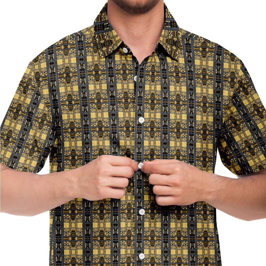 Short Sleeve Button Down Shirt (Antique Machine)
