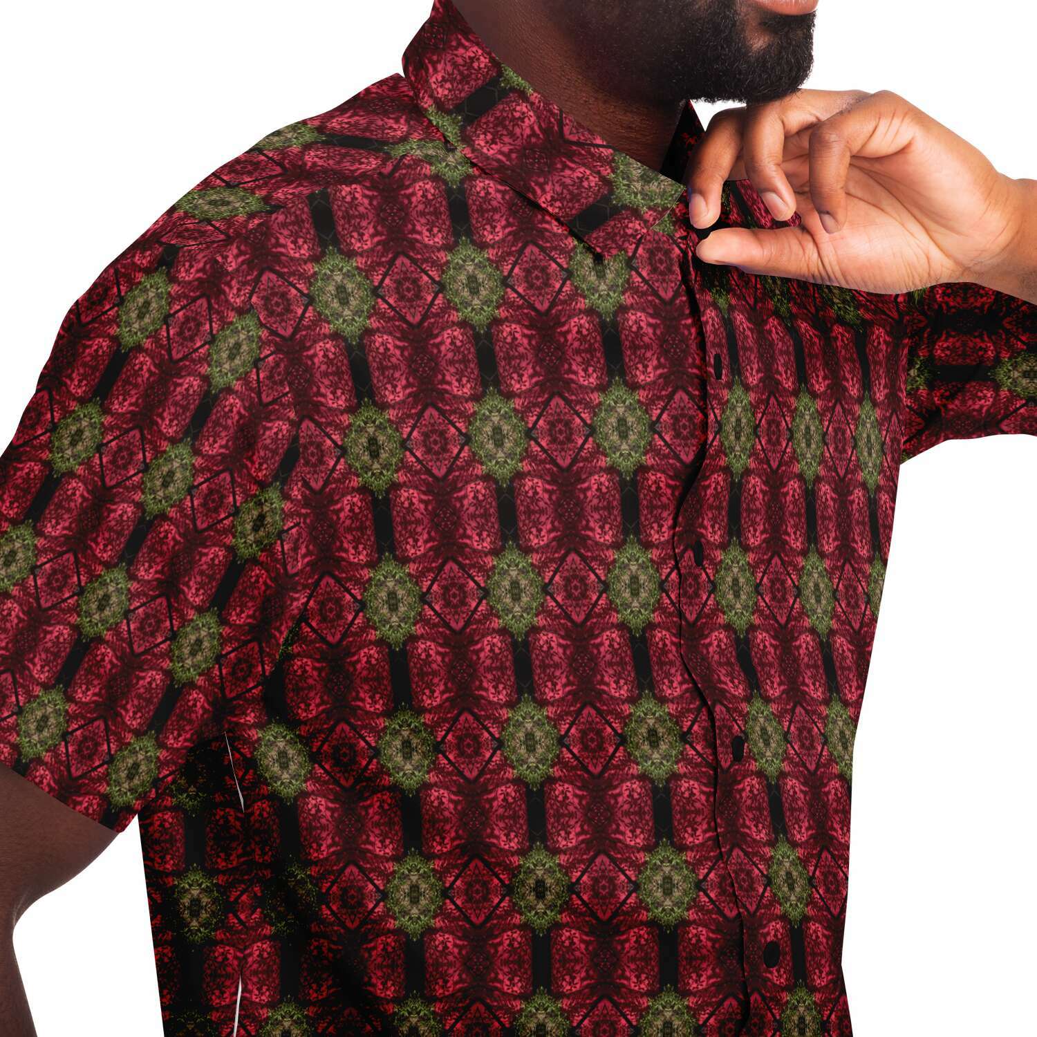Short Sleeve Button Down Shirt (Victorian No. 1)