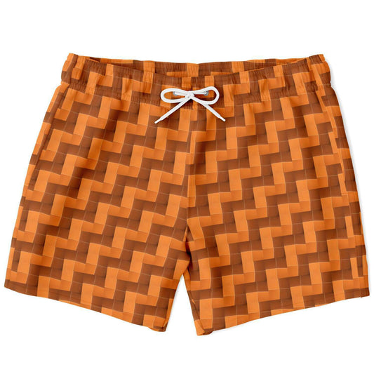 Swim Trunks (Burnt Orange Tiles)