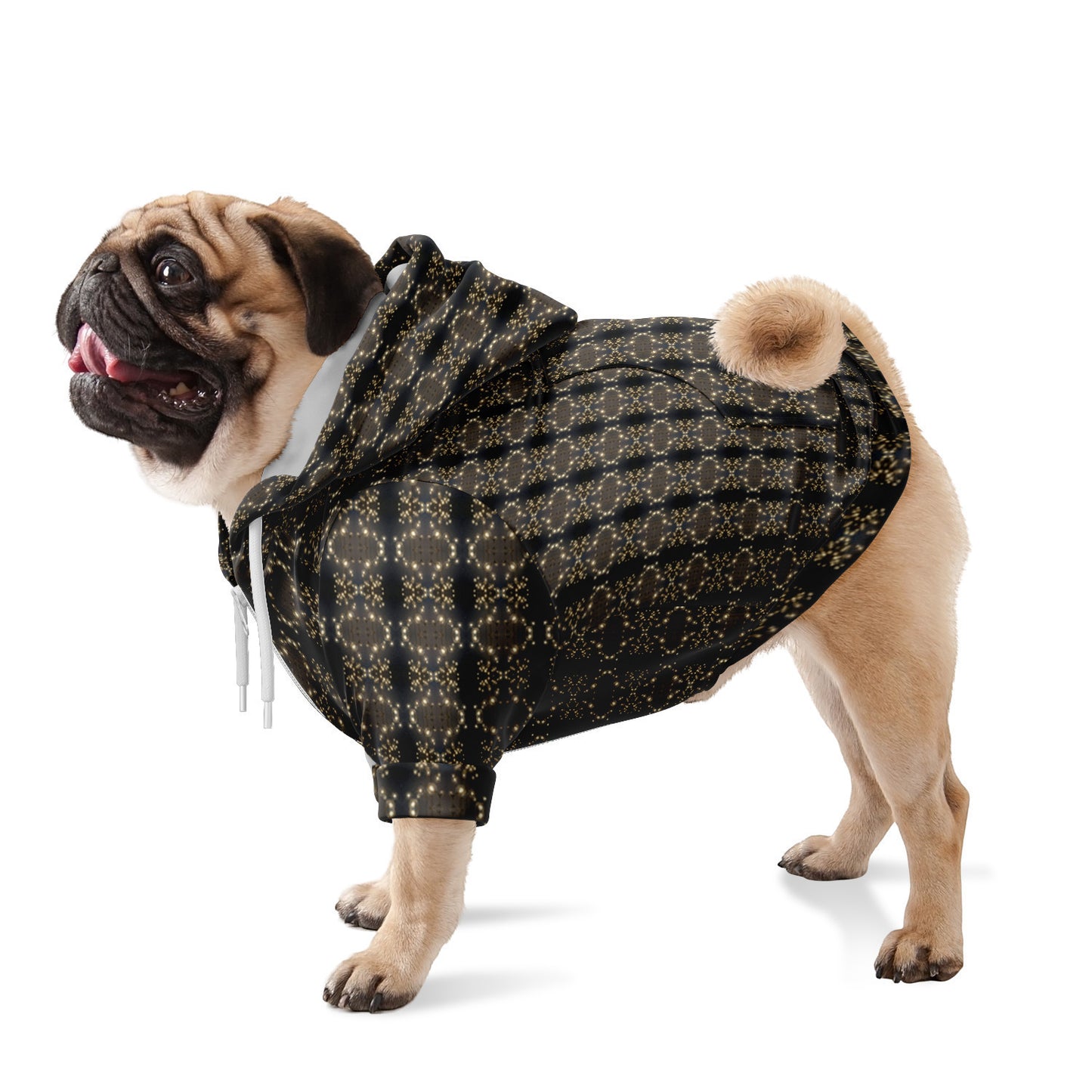 Dog Zip-Up Hoodie (Bubbles)