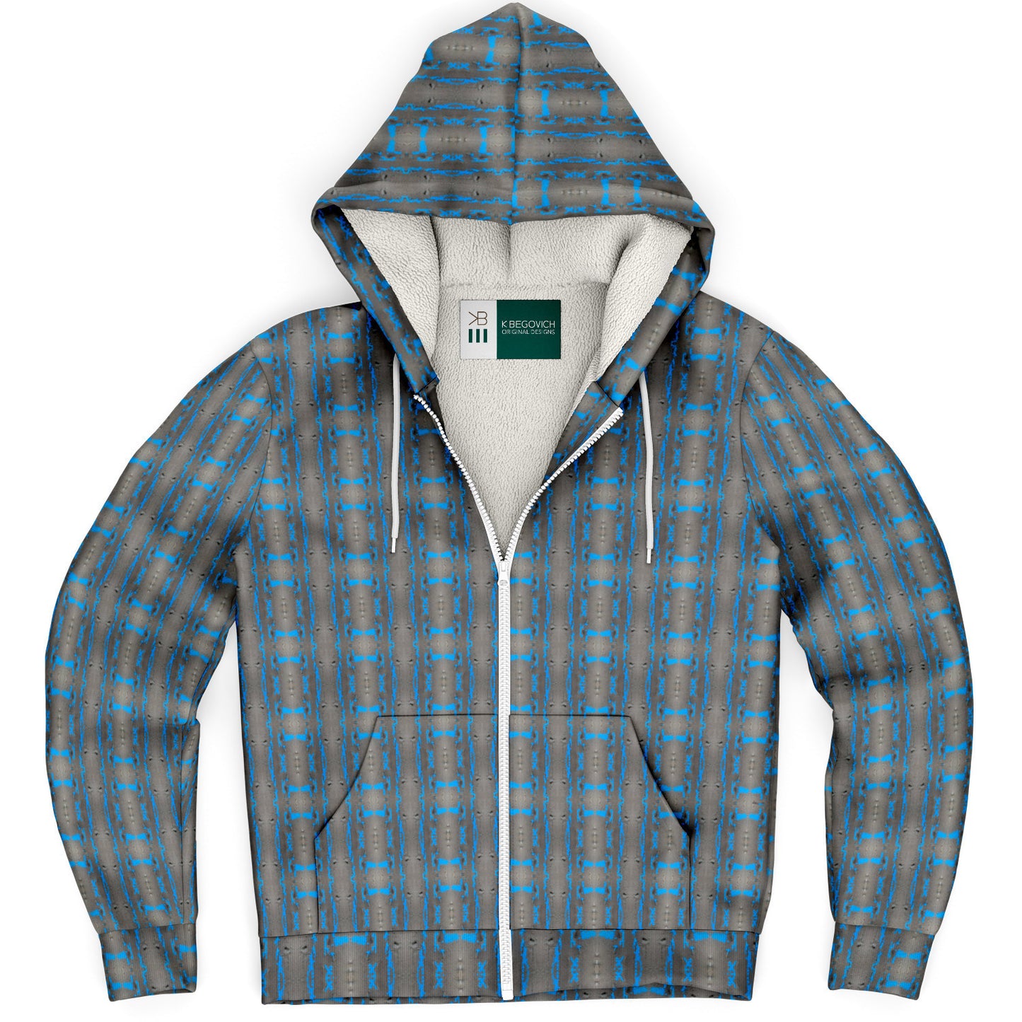 Lined Zip Hoodie (Turquoise No. 2)