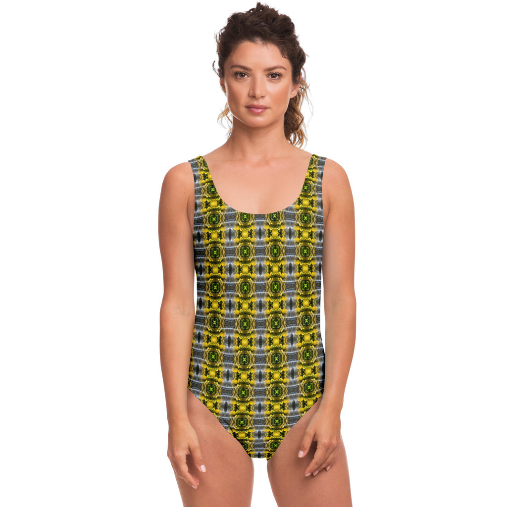One-Piece Swimsuit Woman (Lemon Snakes)