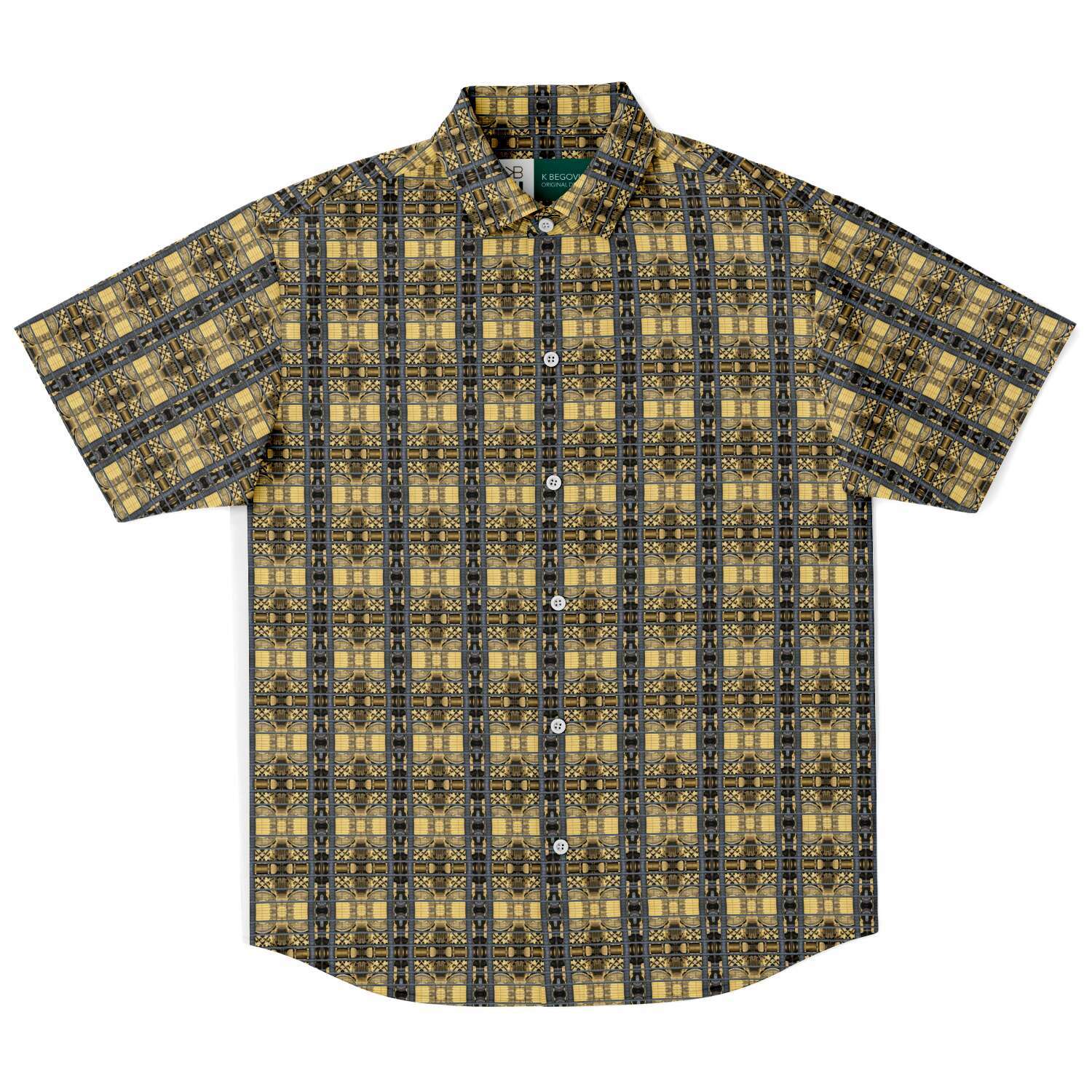 Short Sleeve Button Down Shirt (Antique Machine)