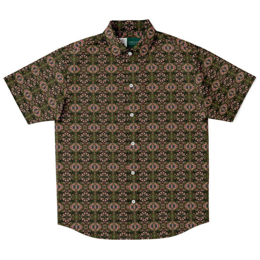 Short Sleeve Button Down Shirt (Tapestry)