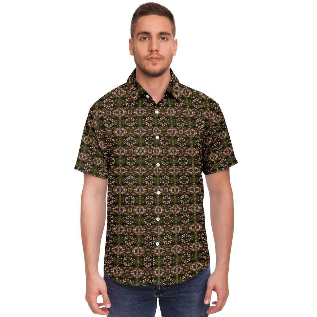 Short Sleeve Button Down Shirt (Tapestry)