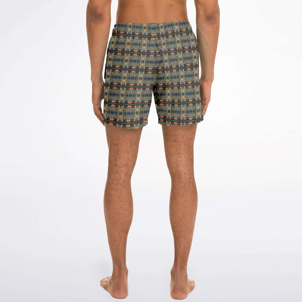 Swim Trunks (Modern Plaid No. 1)