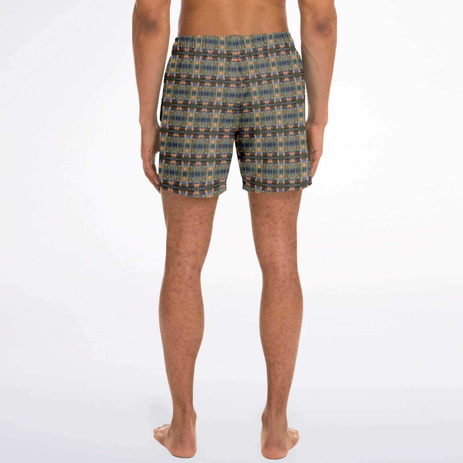 Swim Trunks (Modern Plaid No. 1)