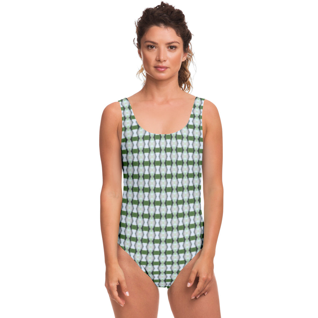 One-Piece Swimsuit Woman (Mint Yarn)