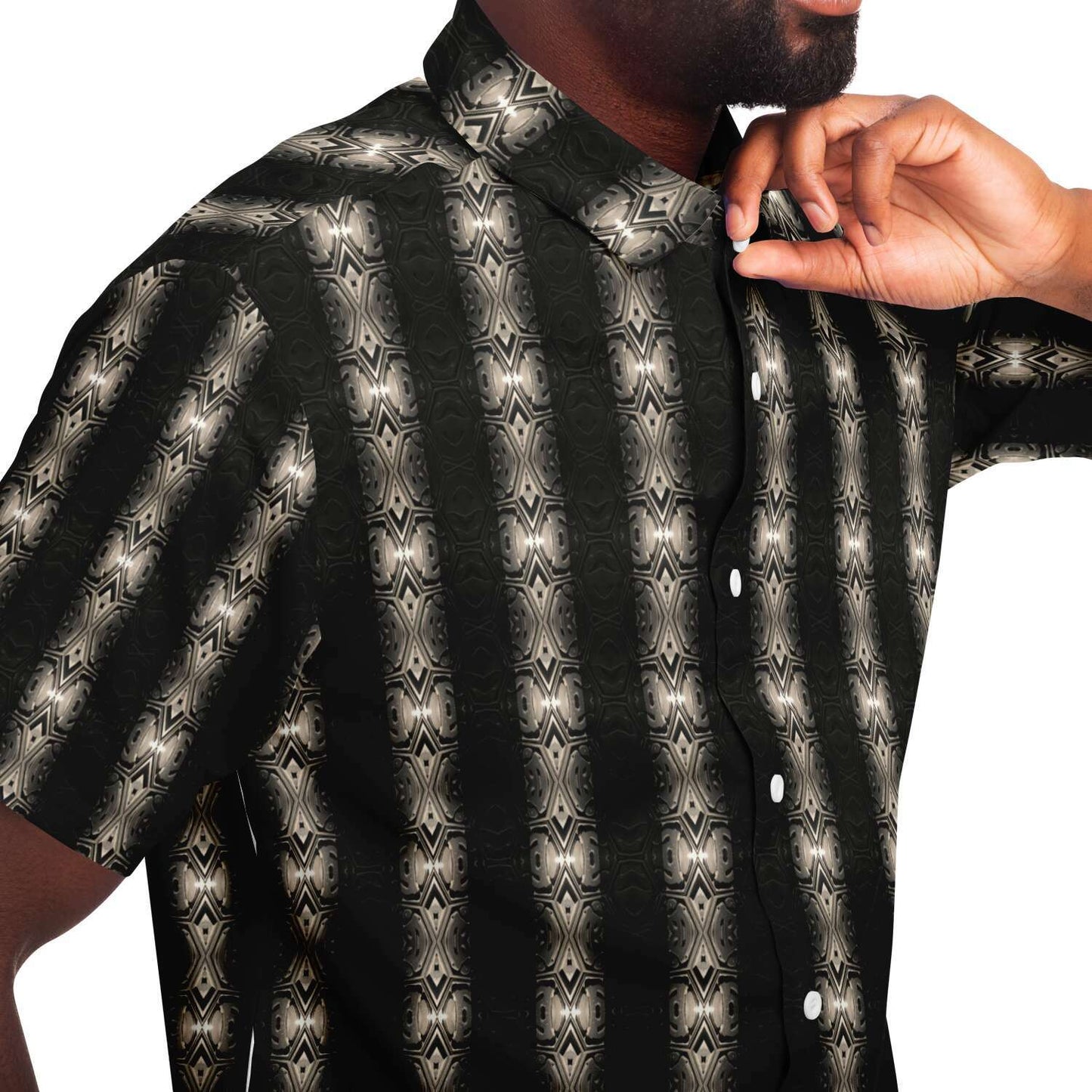Short Sleeve Button Down Shirt (Mayan)