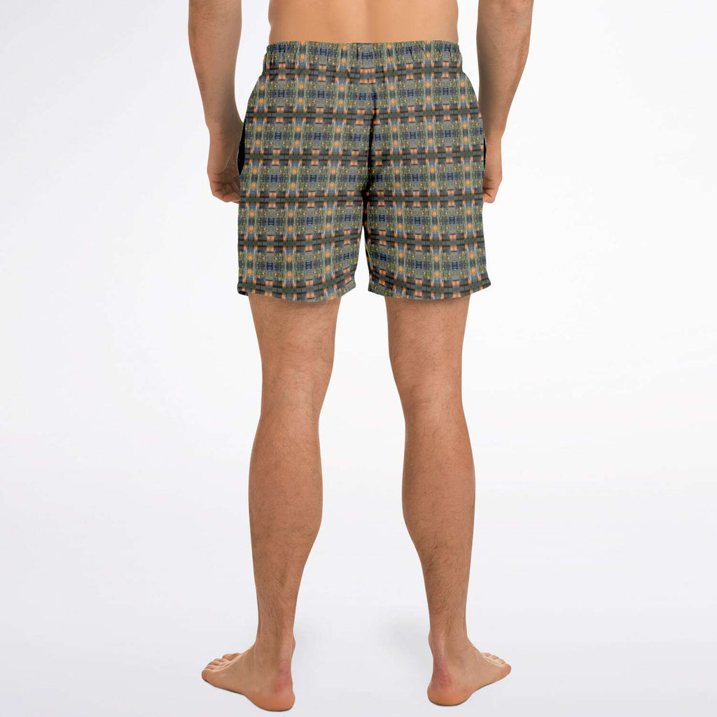 Swim Trunks (Modern Plaid No. 1)