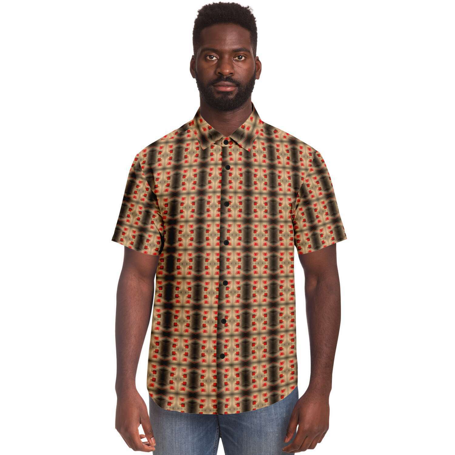 Short Sleeve Button Down Shirt (Viva!)