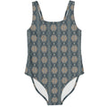 One-Piece Swimsuit Woman (Steel & Rust)