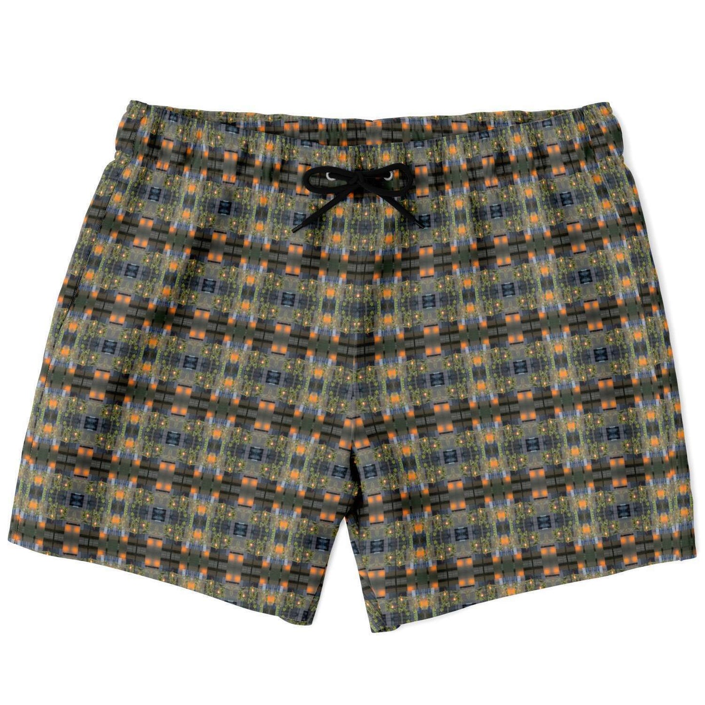 Swim Trunks (Modern Plaid No. 1)