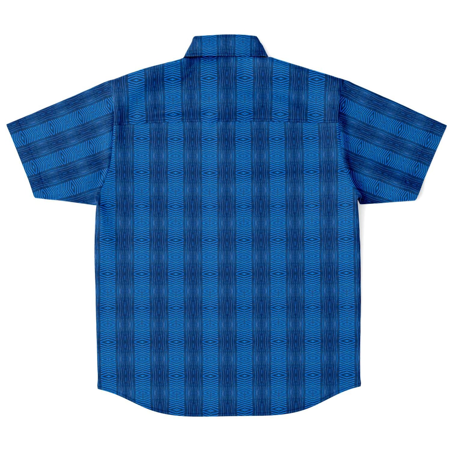 Short Sleeve Button Down Shirt (Royal Tiki)