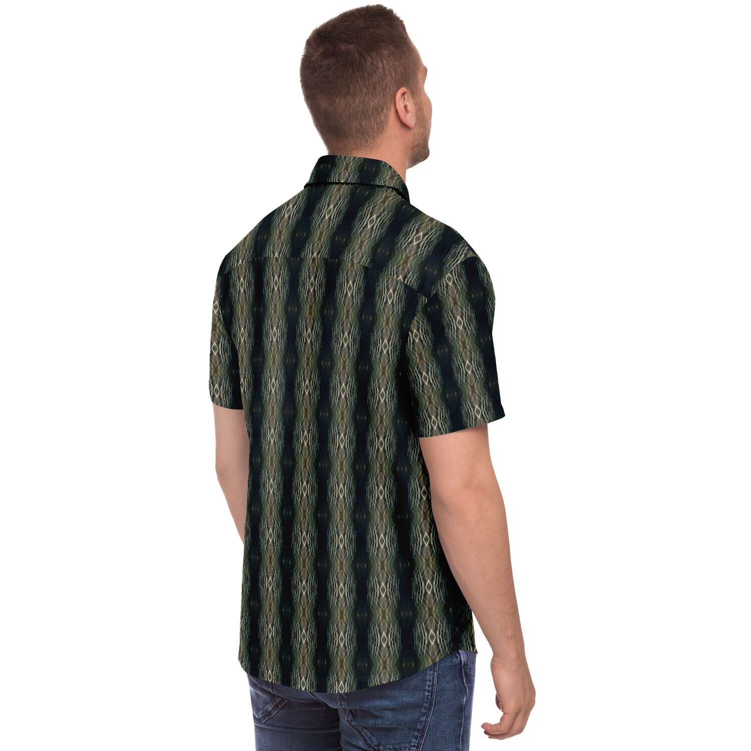 Cross Waves - Short Sleeve Shirt for Men