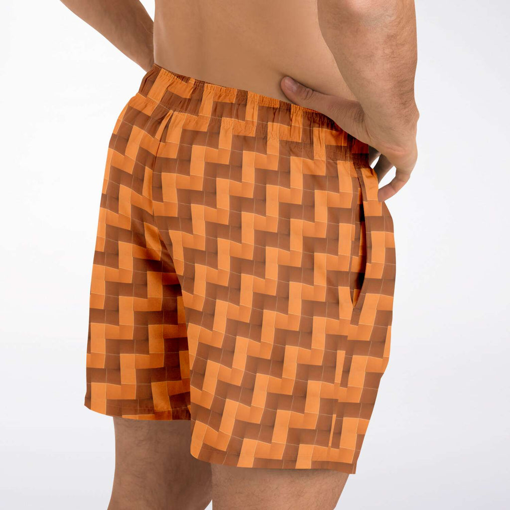 Swim Trunks (Burnt Orange Tiles)