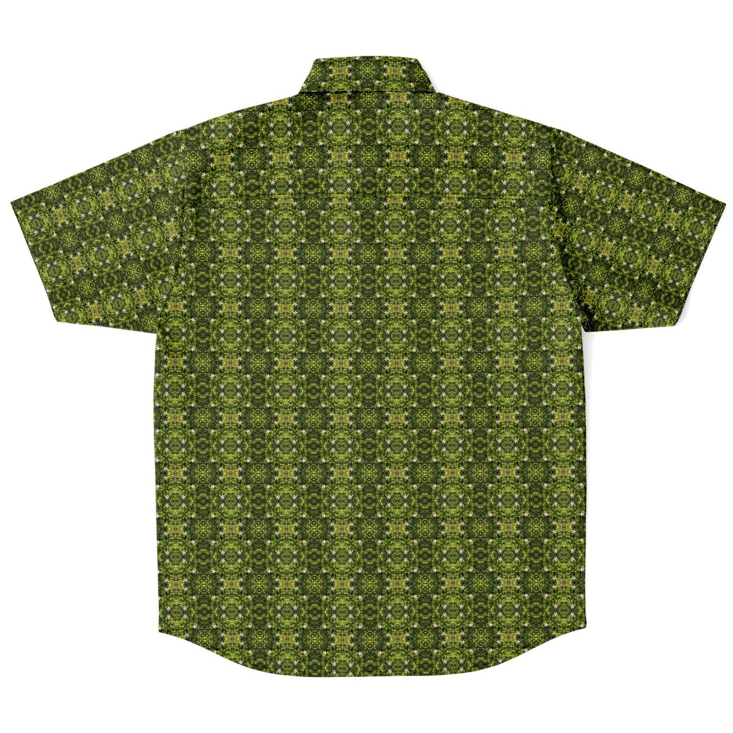 Short Sleeve Button Down Shirt (Avacado Floral)