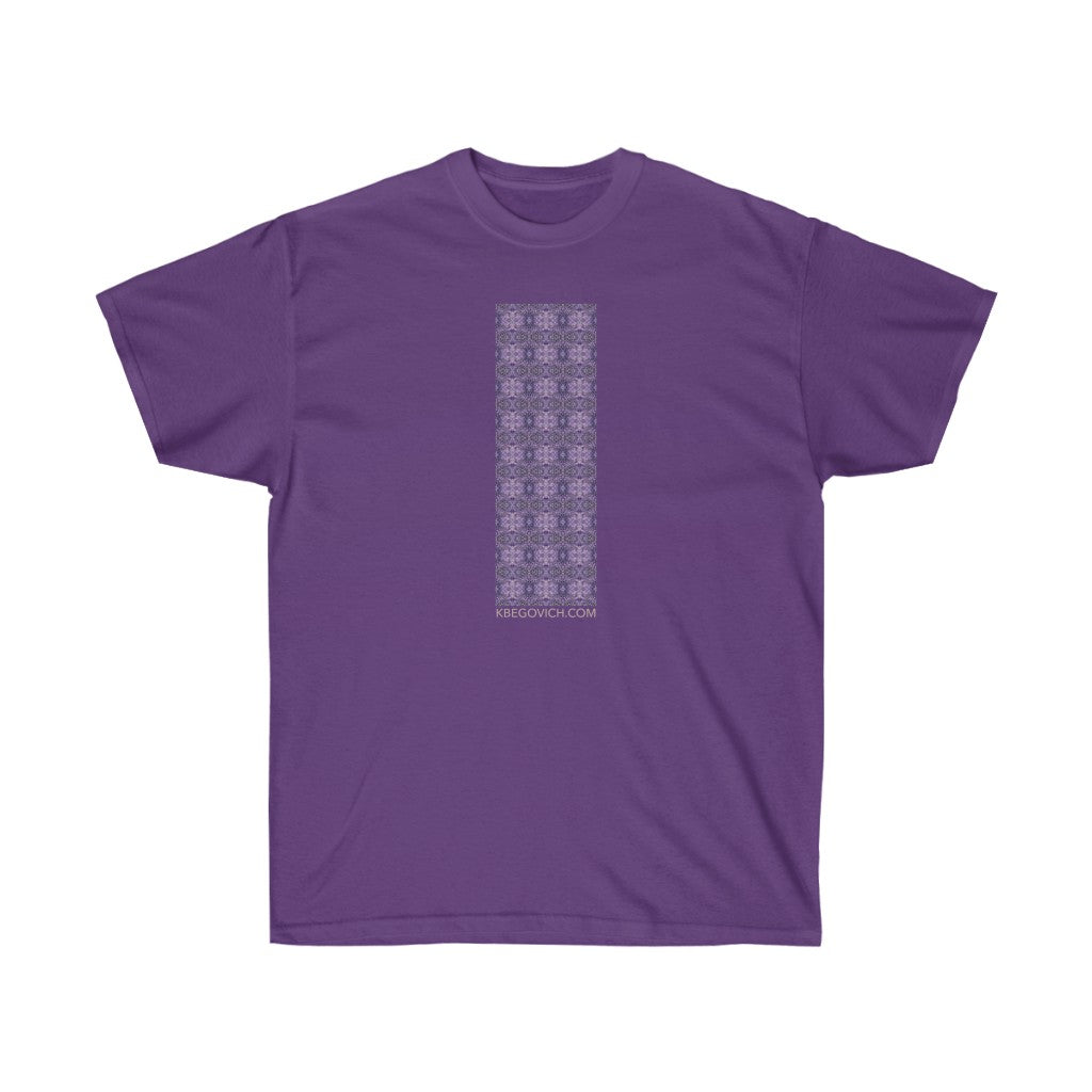 Ultra Cotton T-Shirt (Violet Pinwheels)