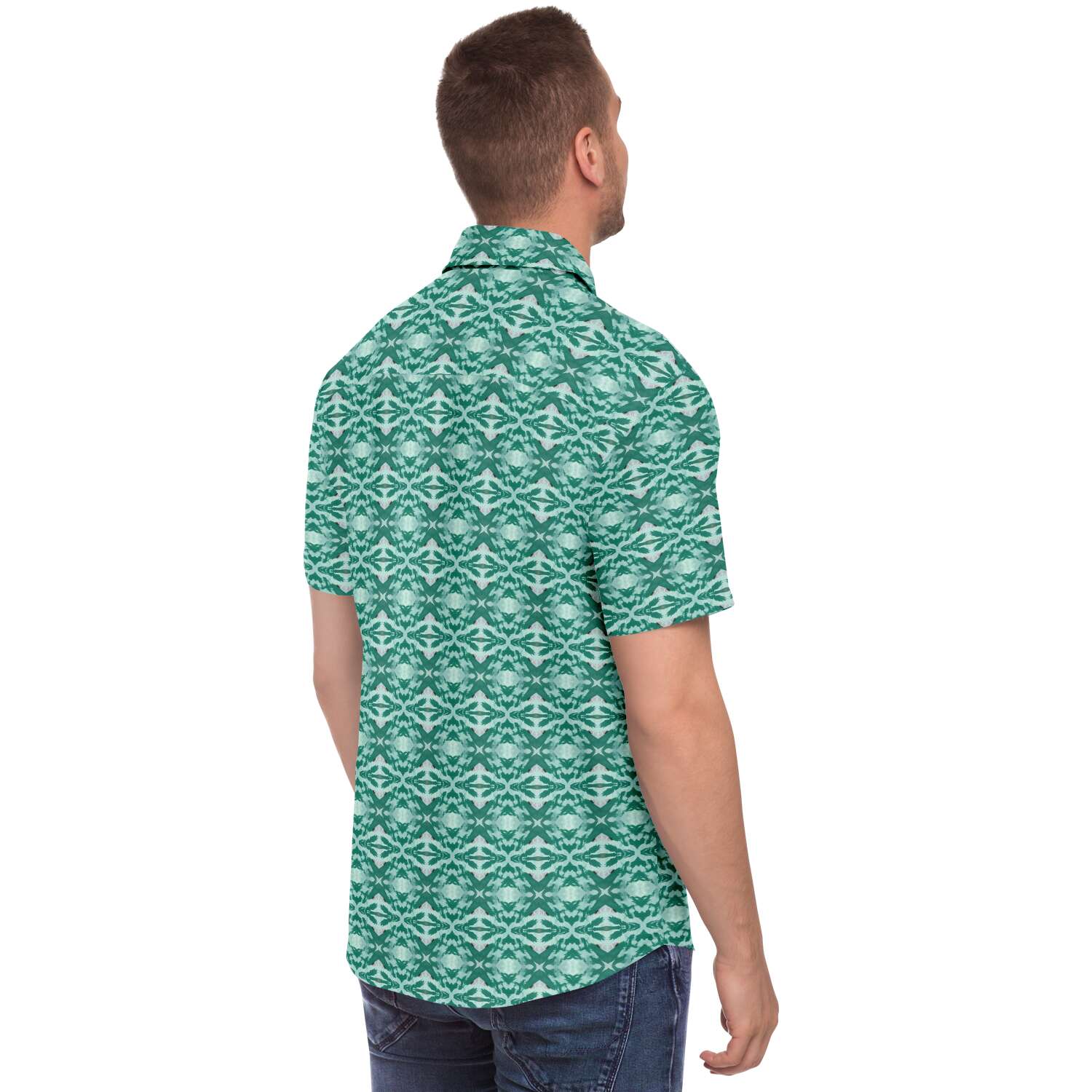 Short Sleeve Button Down Shirt (Neptune)