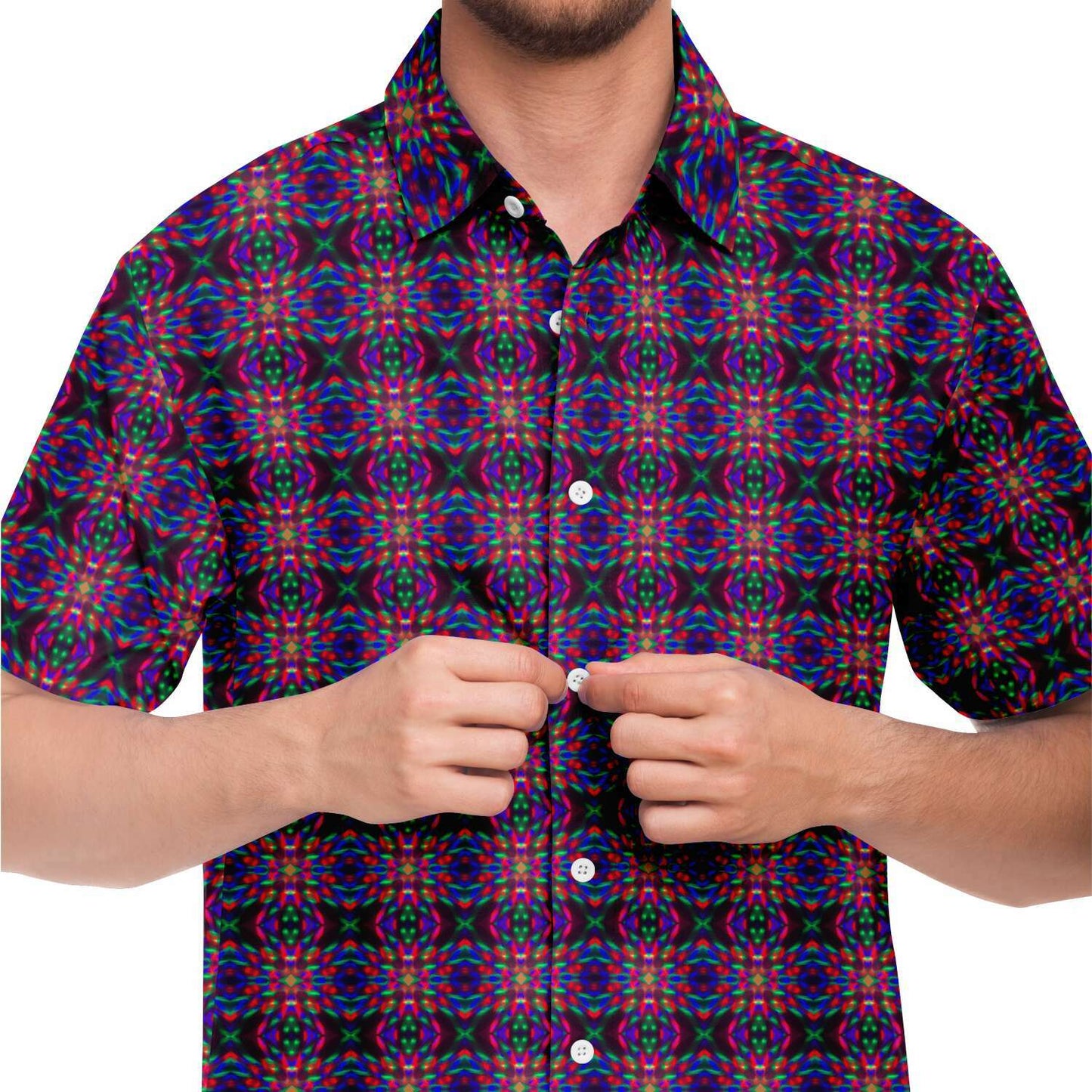 Short Sleeve Button Down Shirt (Disco No. 5)