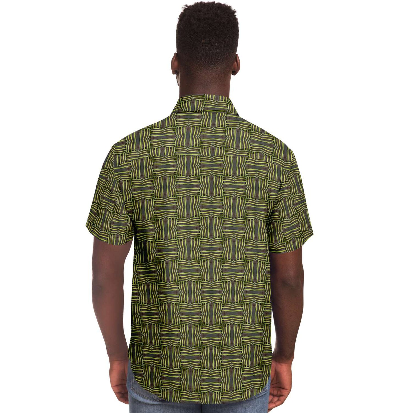 Short Sleeve Button Down Shirt (Teeth No. 1)