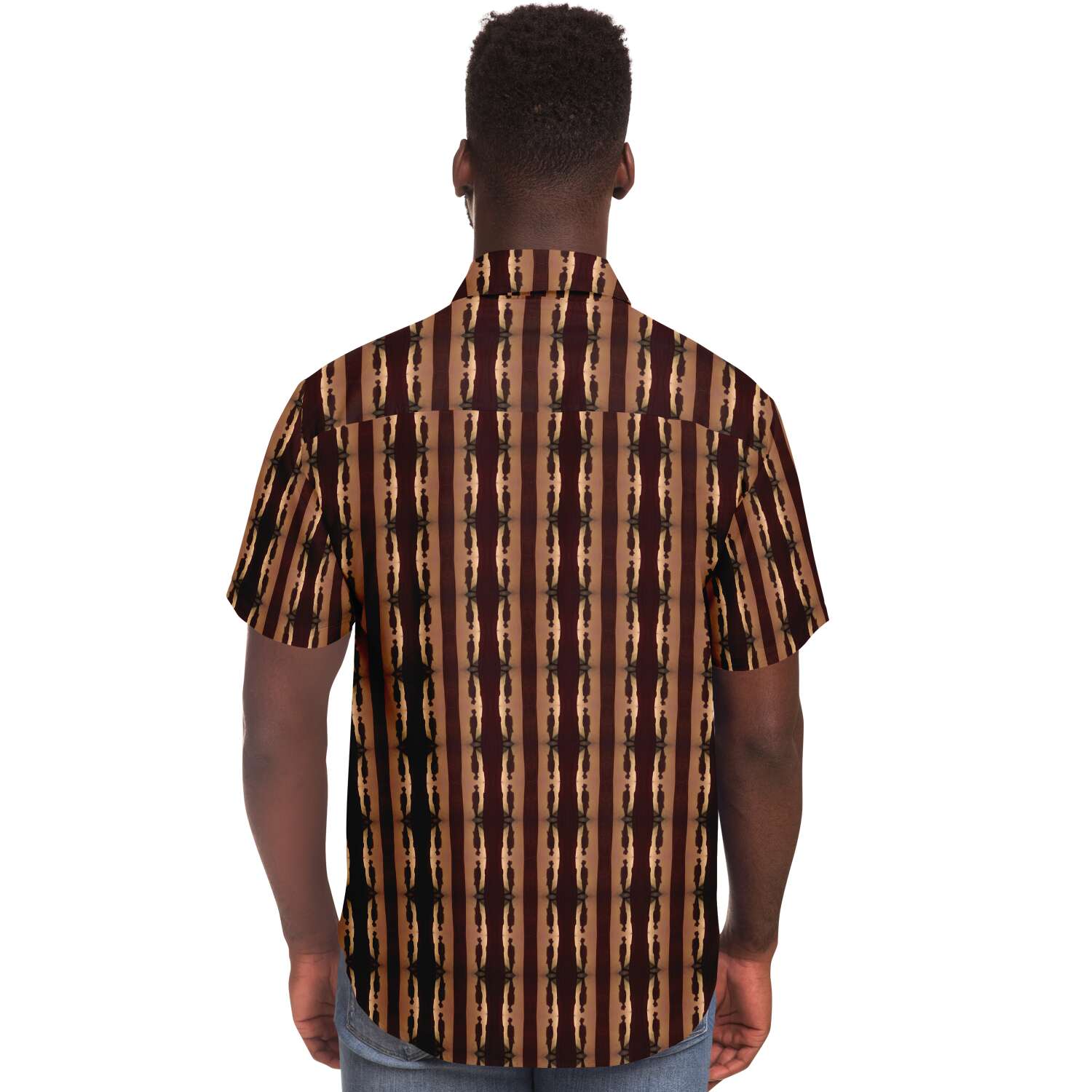 Short Sleeve Button Down Shirt (Cowboy)