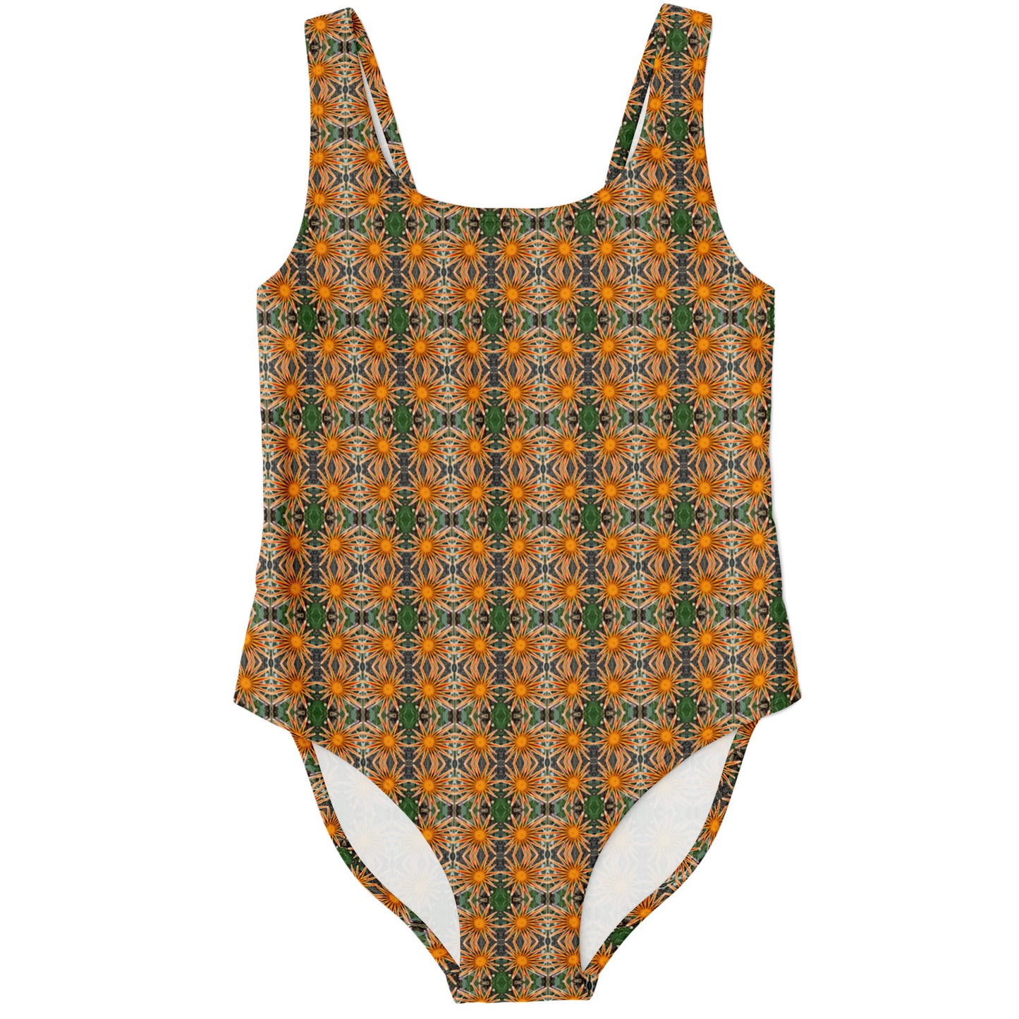 One-Piece Swimsuit Woman (Floral Dots)