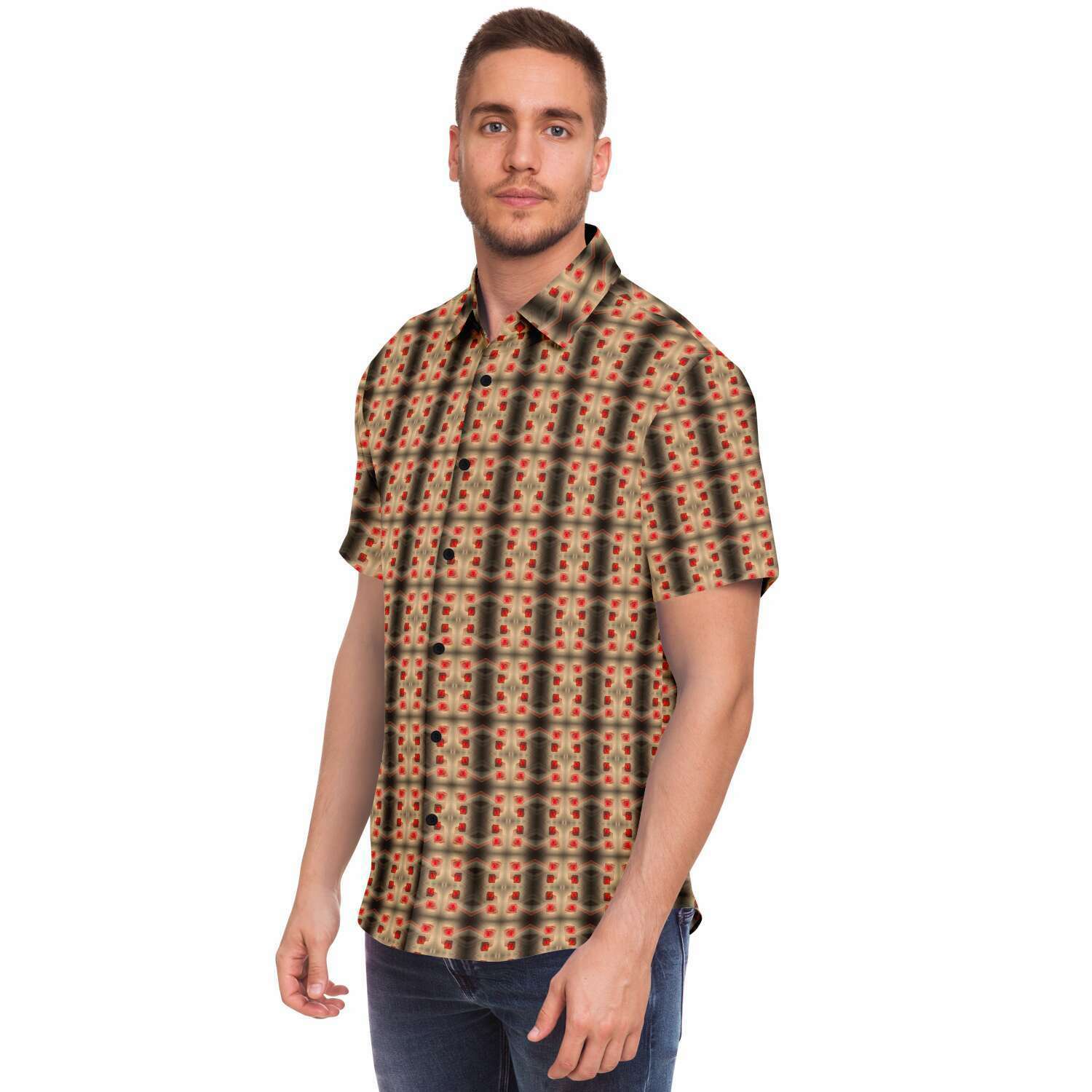 Short Sleeve Button Down Shirt (Viva!)