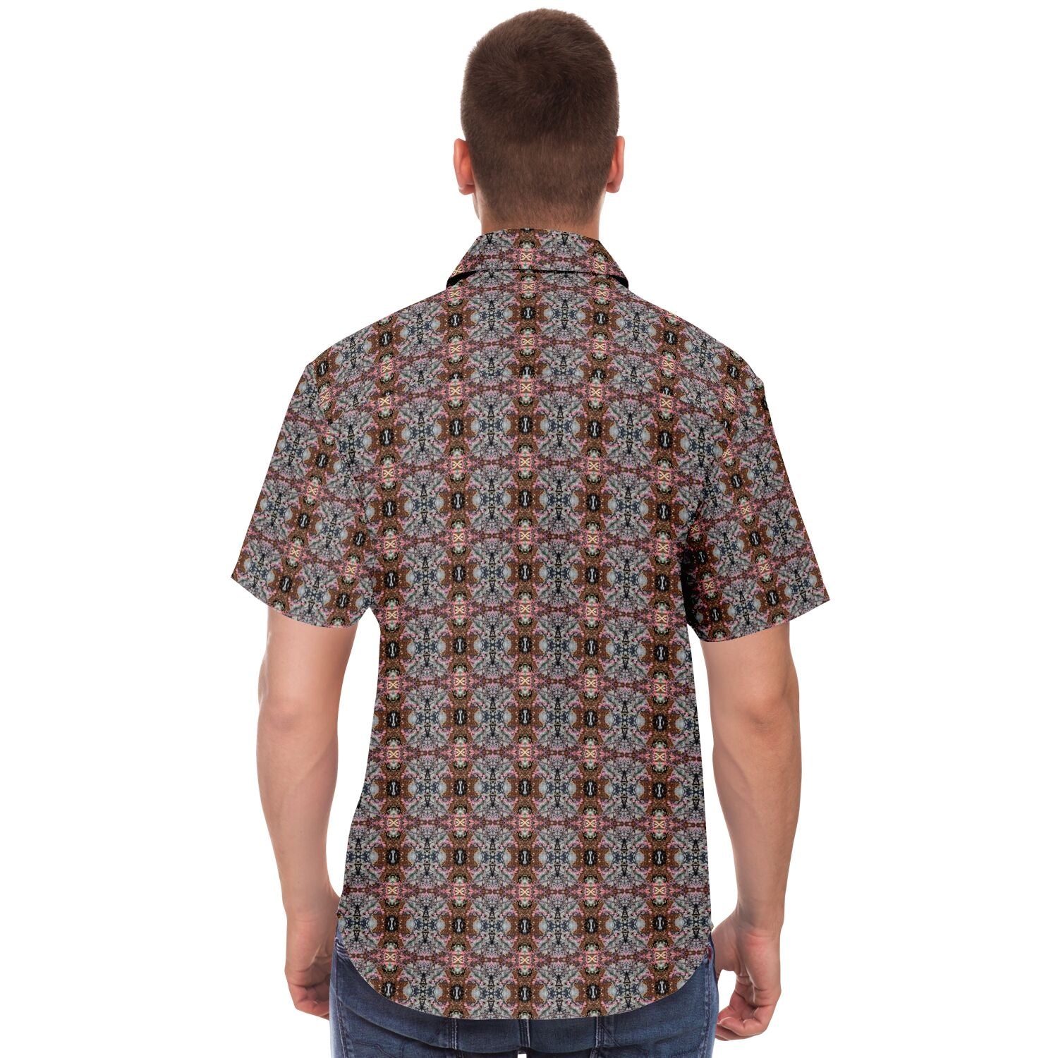 Short Sleeve Button Down Shirt (Artichoke)