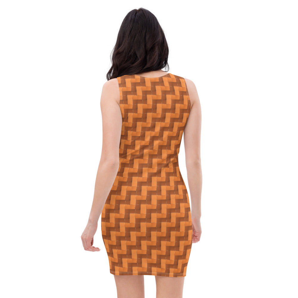 Tank Dress (Burnt Orange Tiles)