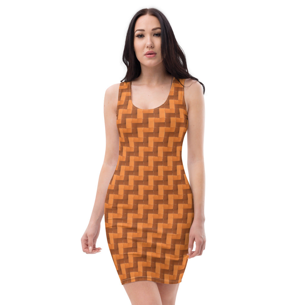 Tank Dress (Burnt Orange Tiles)
