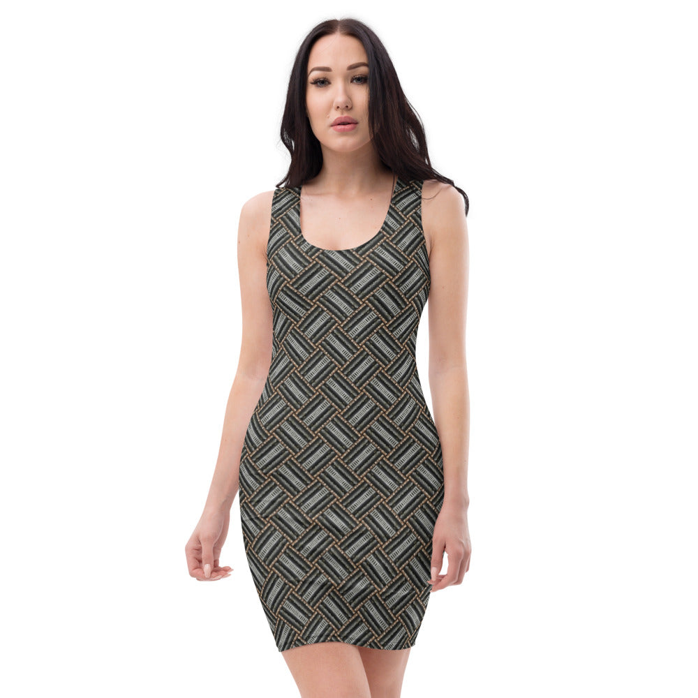 Tank Dress (Black & Tan No. 3)