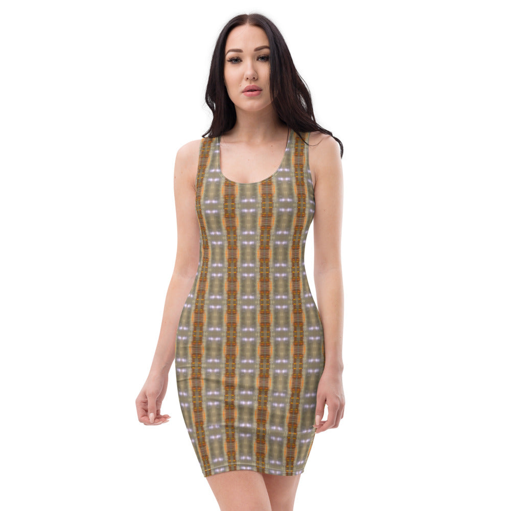 Tank Dress (Orange Plaid No. 1)