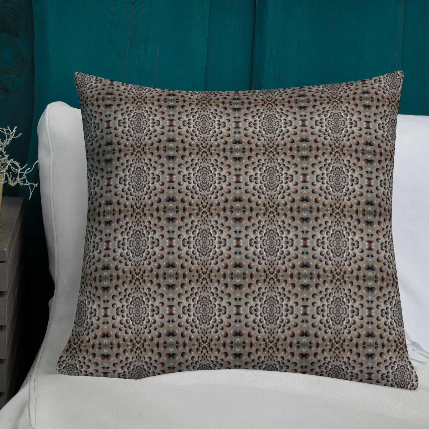 Premium Pillow (Snow Leopard)