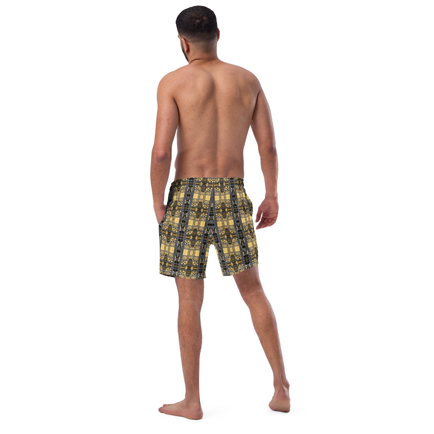 Eco-friendly Swim Trunks (Antique Machine)