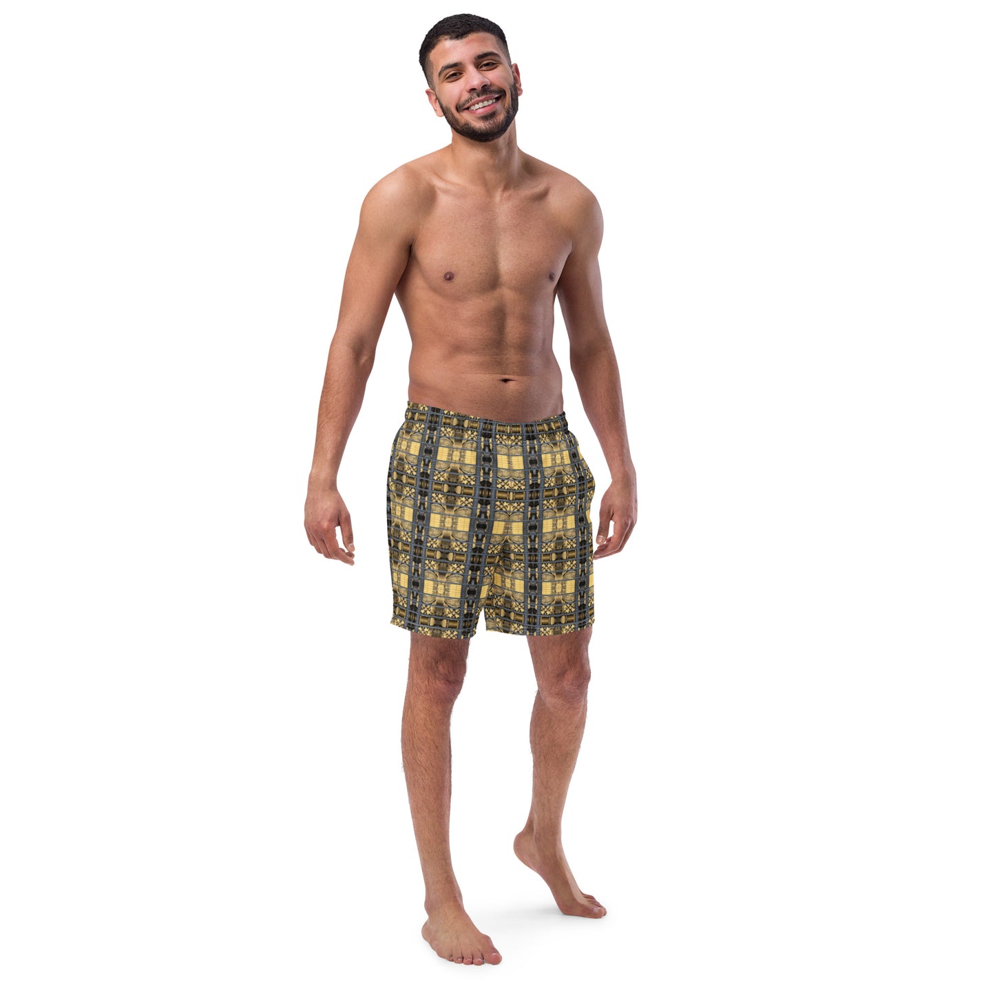 Eco-friendly Swim Trunks (Antique Machine)