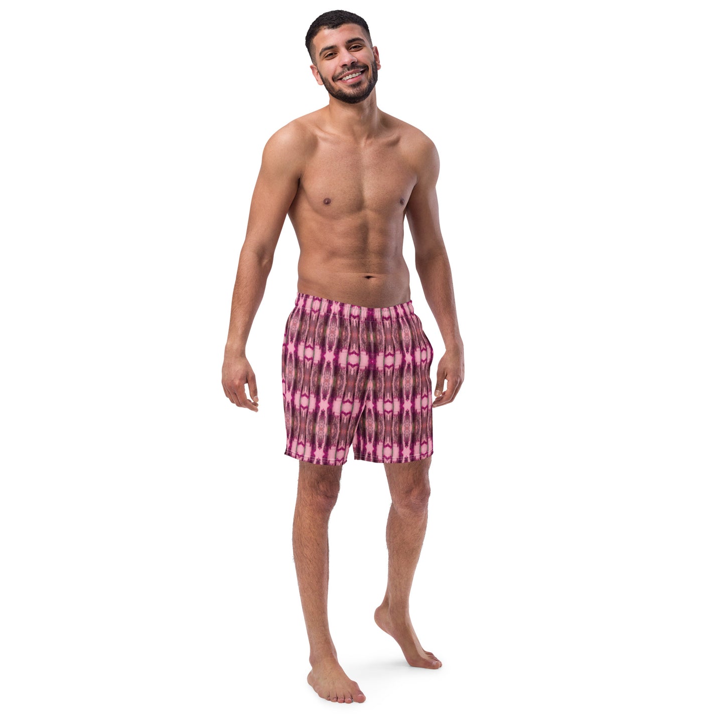 Eco-friendly Swim Trunks (Candy Cane)