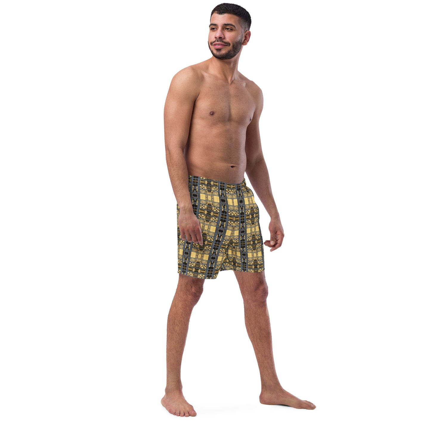 Eco-friendly Swim Trunks (Antique Machine)