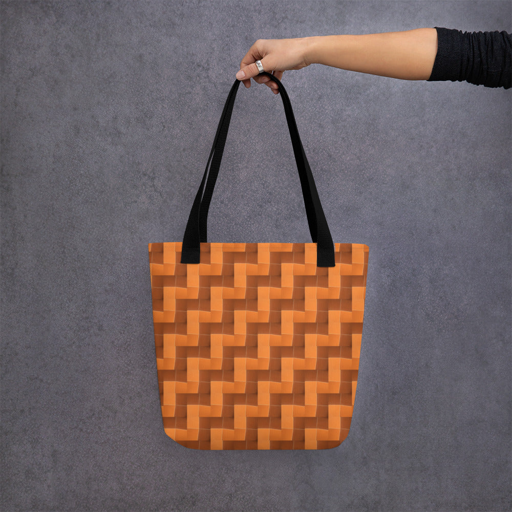 Tote Bag (Burnt Orange Tiles)