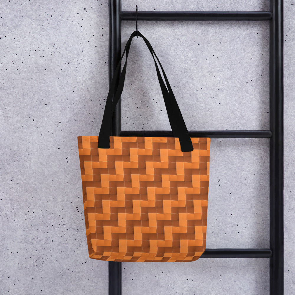 Tote Bag (Burnt Orange Tiles)