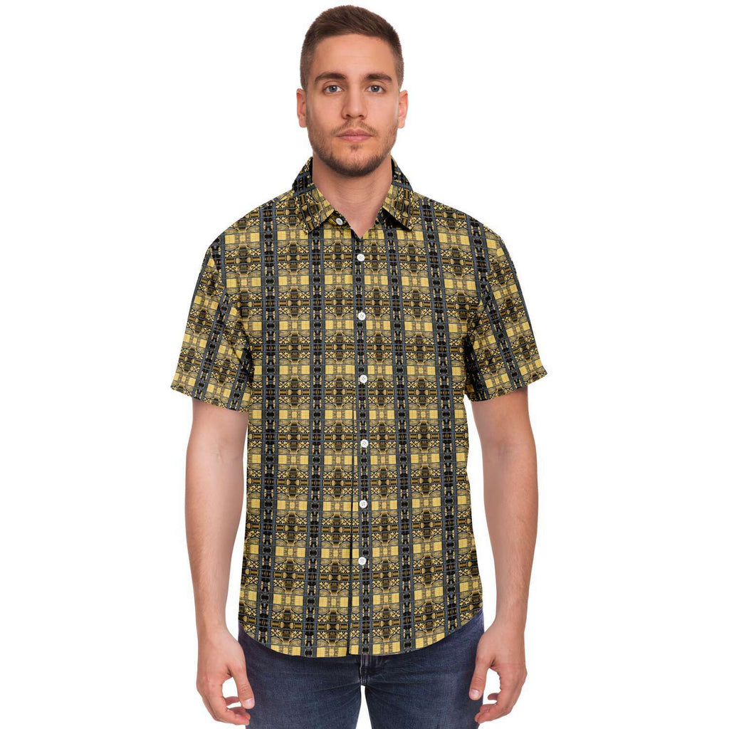 Short Sleeve Button Down Shirt (Antique Machine)