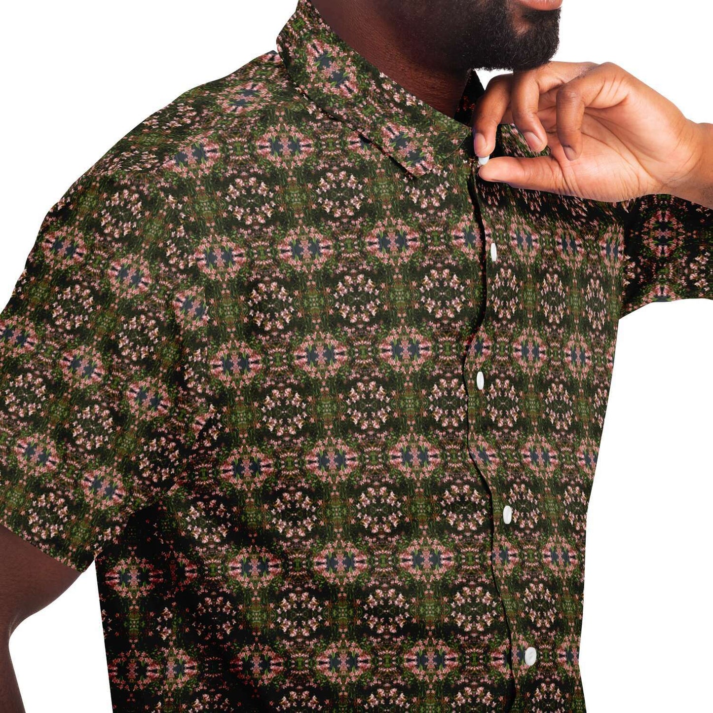 Short Sleeve Button Down Shirt (Tapestry)