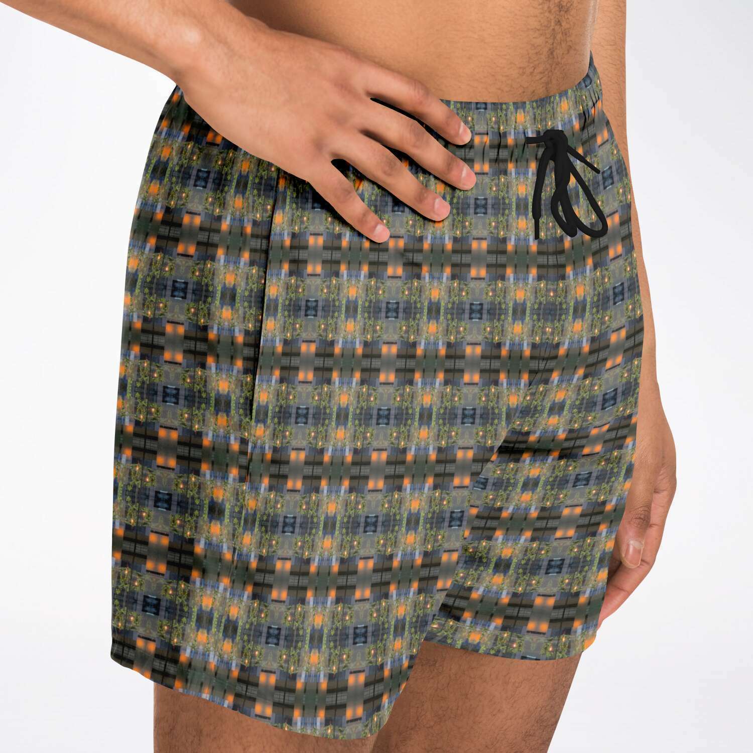 Swim Trunks (Modern Plaid No. 1)