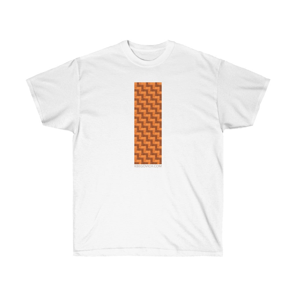 Ultra Cotton T-shirt (Burnt Orange Tiles)