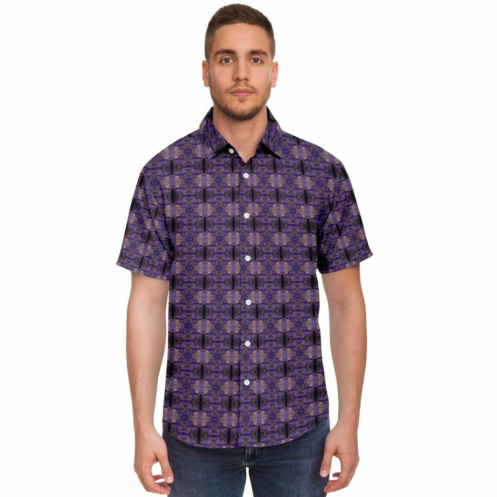 Short Sleeve Button Down Shirt (Bohemian No. 1)